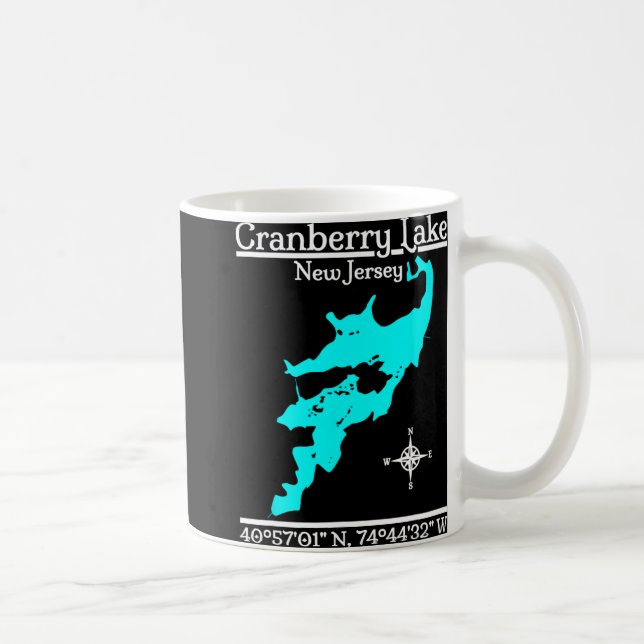 Cranberry Lake, New Jersey  Coffee Mug (Right)