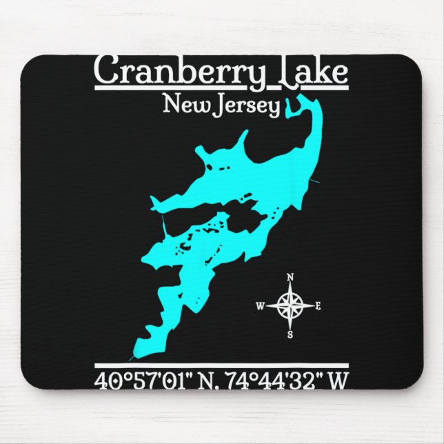 Cranberry Lake, New Jersey  Mouse Pad (Front)