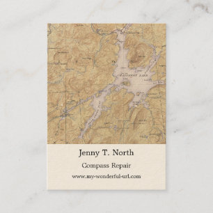 Cranberry Lake, Wanakena, Oswegatchie River Area Business Card