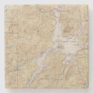 Cranberry Lake, Wanakena, Oswegatchie River Area Stone Coaster