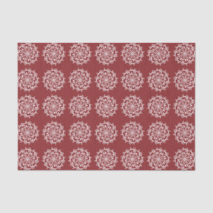 Cranberry Mandala Tissue Paper