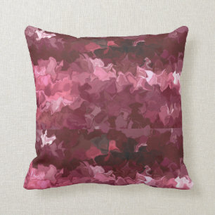 Cranberry Silk Cushion