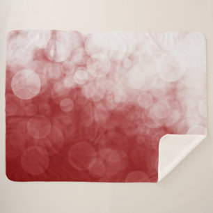 Cranberry Spotted - Sherpa Blanket