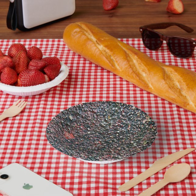 cranberry stir paper plate (Picnic)