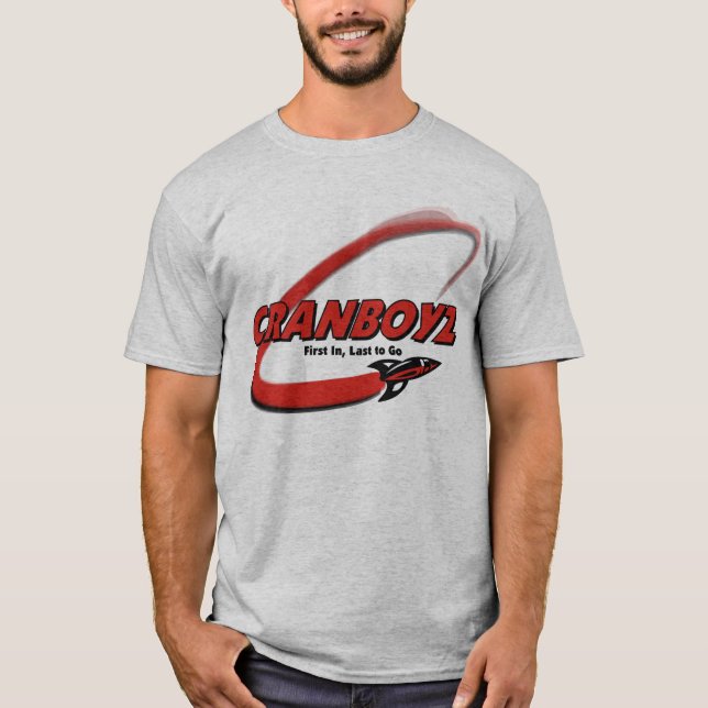 Cranboyz Logo 1-Sided (Light Background) T-Shirt (Front)