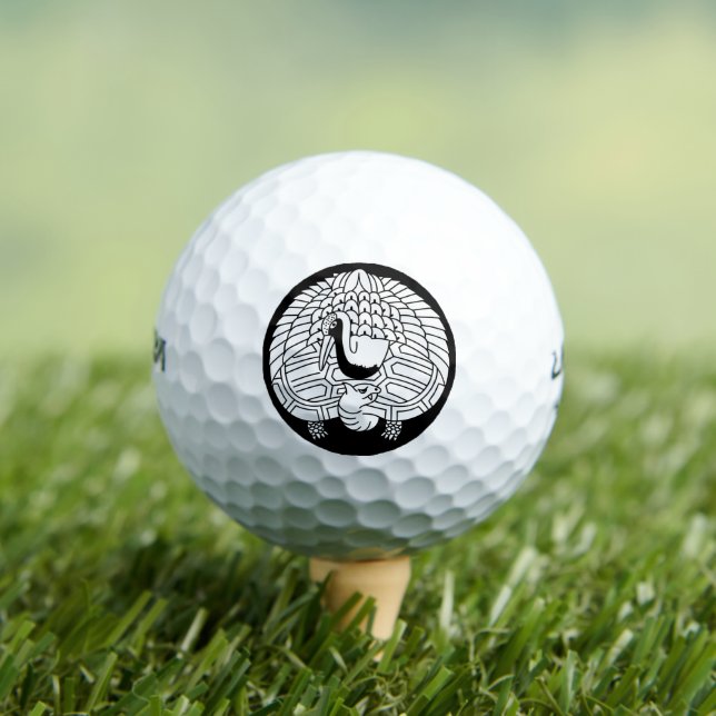 Crane and turtle golf balls (Insitu Tee)
