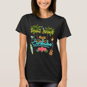 Crane Beach Barbados Beach Summer Palm Sun Set Pal T-Shirt