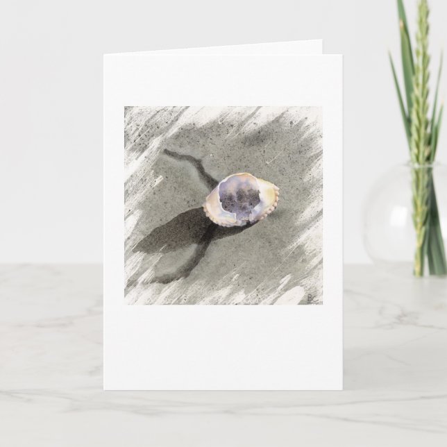 Crane Beach Crab Shell Card (Front)