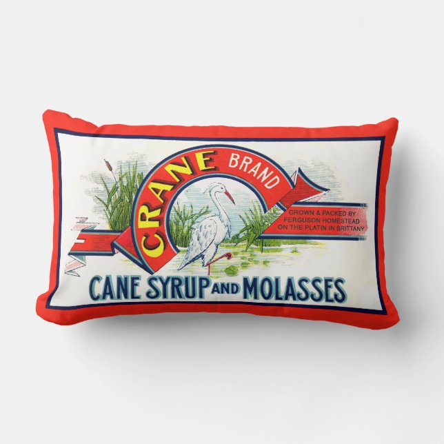 Crane Cane Syrup Pillow (Front)