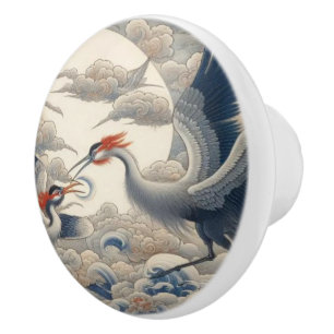 Crane Ceramic Pull Knob