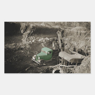 CRANE COLORSPLASH CHEVROLET OPERATING ENGINEER RECTANGULAR STICKER