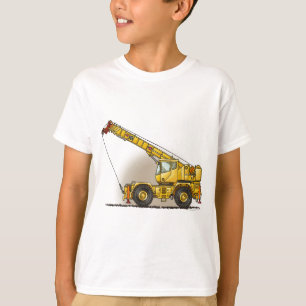 Crane Construction Equipment Kids T-Shirt