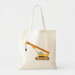 Crane Construction Truck Tote Bag