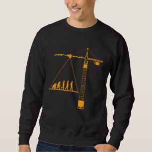 Crane driver for crane leader evolution crane dri sweatshirt