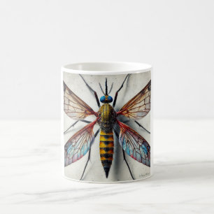Crane Fly 060824IREF220 - Watercolor Coffee Mug