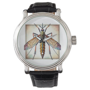 Crane Fly Dorsal View 240824IREF219 - Watercolor Watch