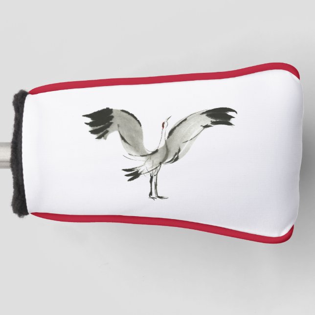Crane Golf Head Cover (Front)