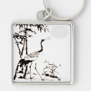 Crane Keychain