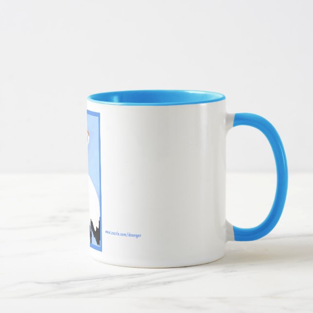 Crane Looking Left - Mug (Right)