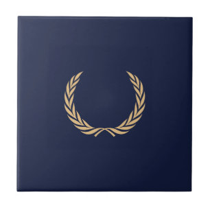 Crane Lorbeerkranz Laurel wreath Ceramic Tile