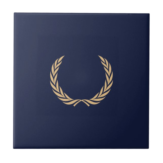Crane Lorbeerkranz Laurel wreath Ceramic Tile (Front)