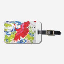 Crane Luggage Tag
