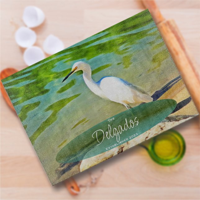 Crane On The Mismaloya River 0335 Cutting Board (Creator Uploaded)
