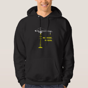 Crane Operator Driver Meme Quote Men Boys Kids 3 Hoodie