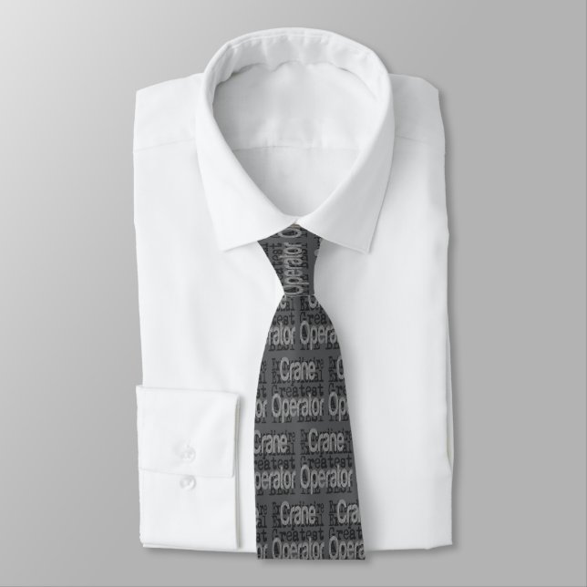 Crane Operator Extraordinaire Tie (Tied)