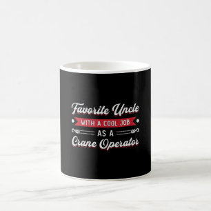 Crane Operator Favourite Uncle Construction Site Coffee Mug
