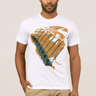 CRANE OPERATOR US MAP JIGSAW PUZZLE OPERATOR T-Shirt