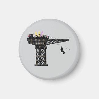 Crane Party Finnieston Crane Scottish humor gift Magnet