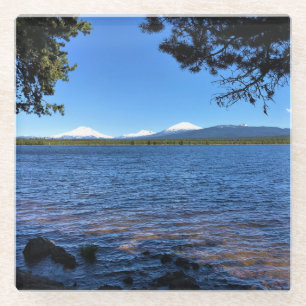 Crane Prairie Reservoir, OR Glass Coaster