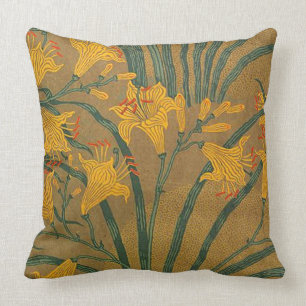 Crane’s Art Nouveau Lilies Cushion