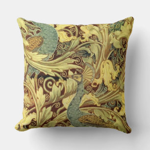 Crane’s Art Nouveau Peacock Garden Cushion