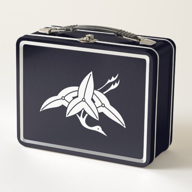 Crane-shaped arrowhead Lunch Boxes (Front)