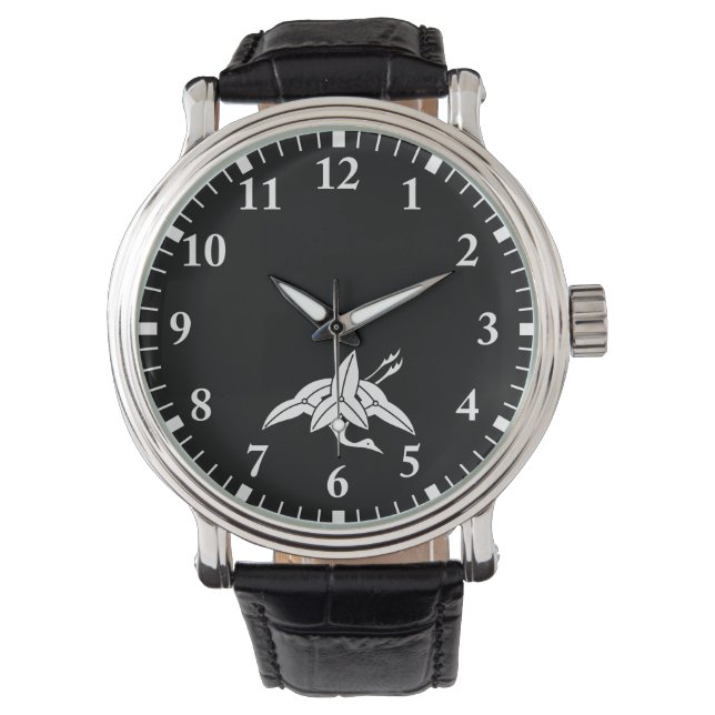 Crane-shaped arrowhead watch (Front)