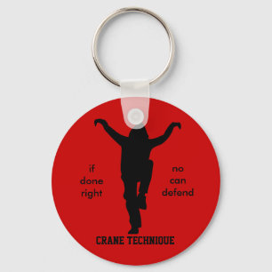 Crane Technique - Karate Kid No Can Defend Key Ring