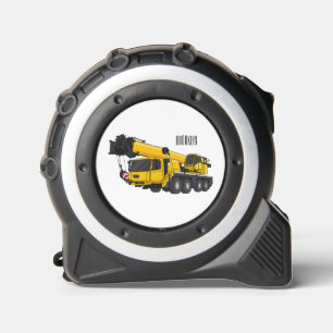 Crane truck cartoon illustration 1