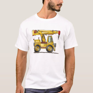 Crane Truck Construction Apparel T-Shirt