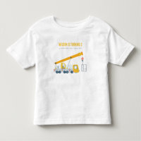 Crane Truck Construction Vehicle Kids Birthday