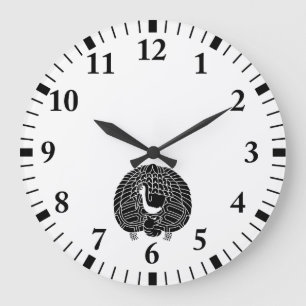 Crane Turtle Large Clock