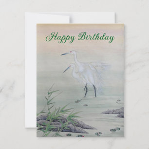 Cranes in Chinese River