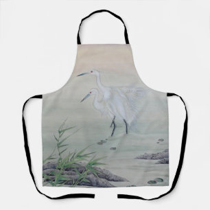 Cranes in Chinese River  Apron