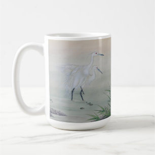 Cranes in Chinese River Coffee Mug