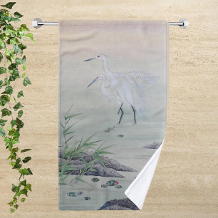Cranes in Chinese River  Hand Towel