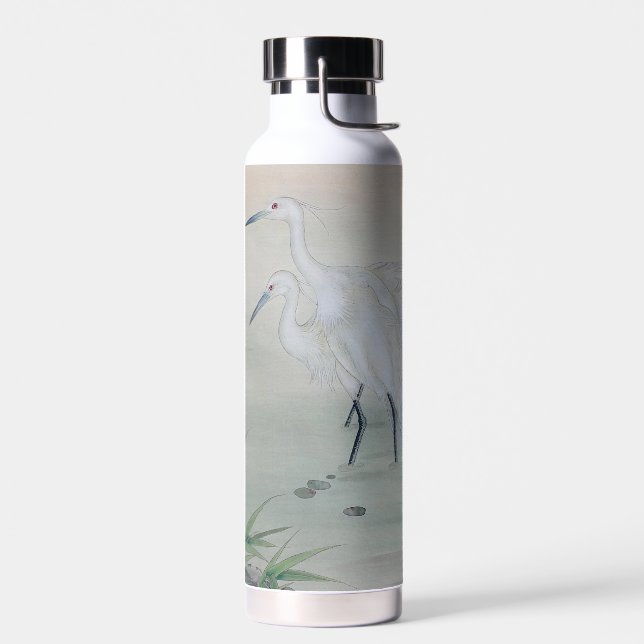 Cranes in Chinese River  Water Bottle (Left)