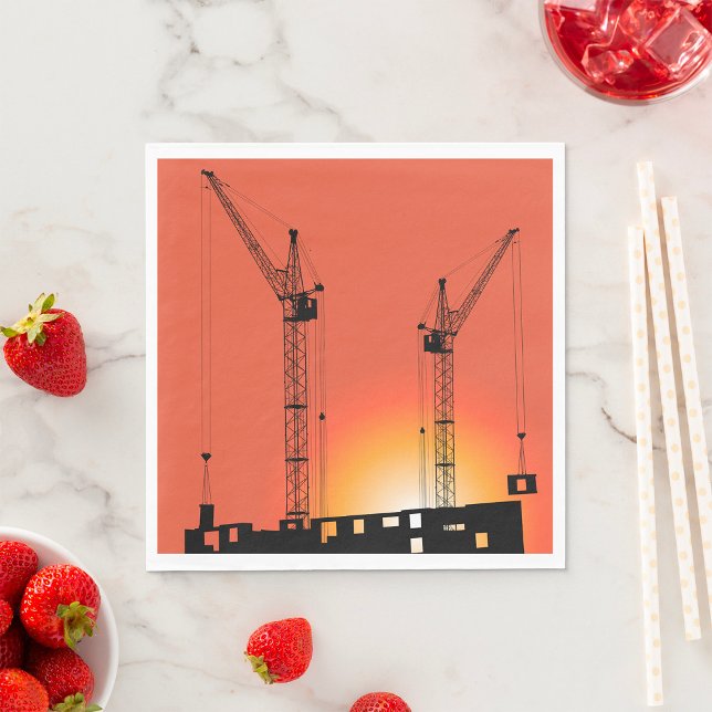 Cranes On A Building Napkin (Creator Uploaded)