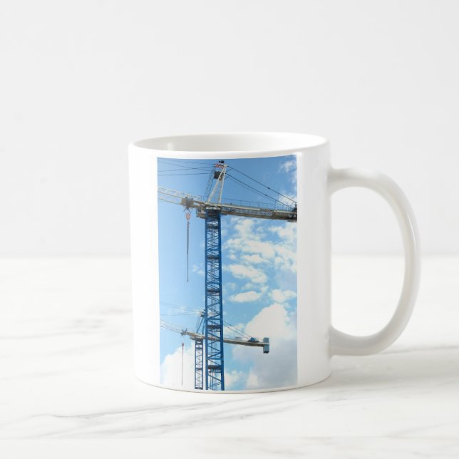 Cranes Stand in the Sky Coffee Mug (Right)