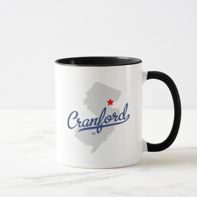 Cranford New Jersey NJ Shirt Mug (Right)